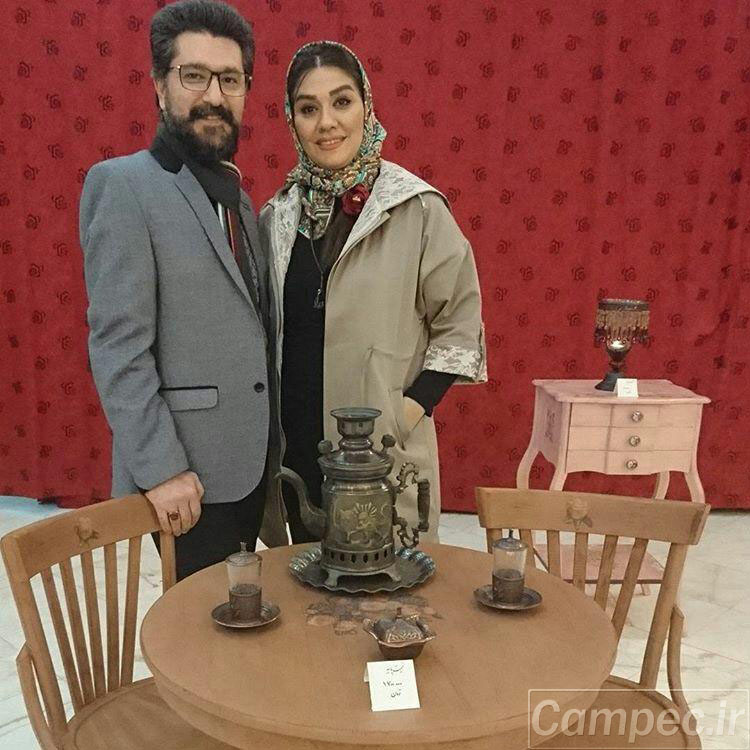 عکس های امیر حسین مدرس به همراه همسر
