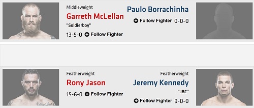 معرفی رویداد UFC Fight Night 106 Belfort vs Gastelum