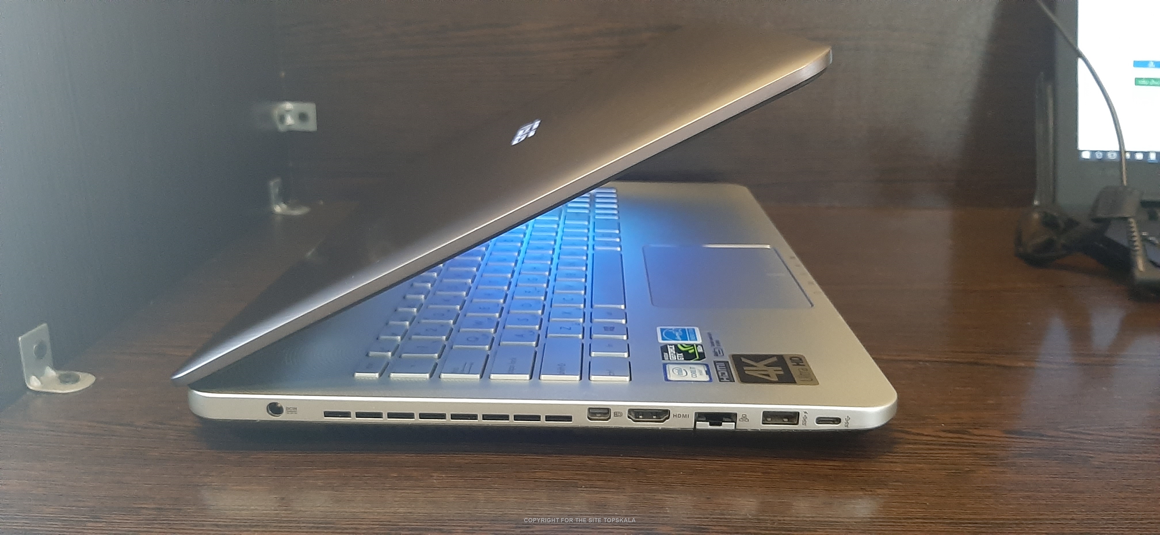  لپ تاپ استوک ایسوس مدل N552VW با مشخصات i7-16GB-128GB-SSD-1TB-HDD-4GB 1050ti