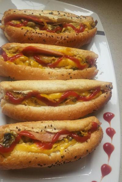 طرز تهیه ساندویچ مرغ - ساندویج تنوری داغ