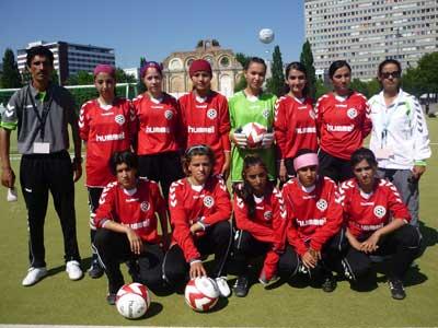 عکس تیم ملی فوتبال زنان افغانستان