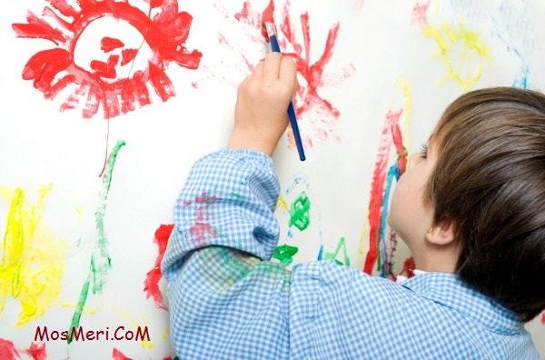 آموزش نقاشی با آبرنگ ساده کودکانه