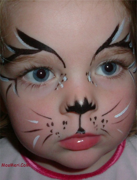 مدلهای نقاشی روی صورت کودکان
